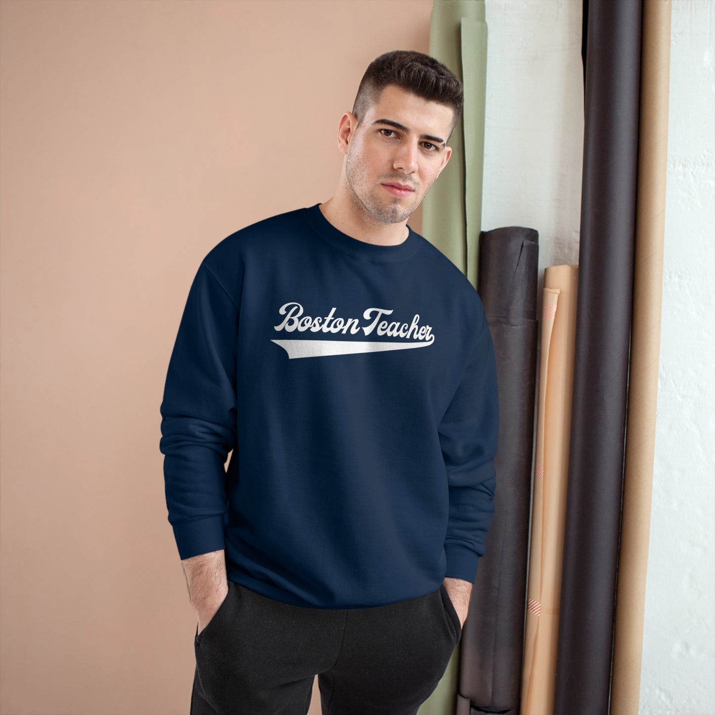 BOSTON TEACHER CHAMPION CREWNECK