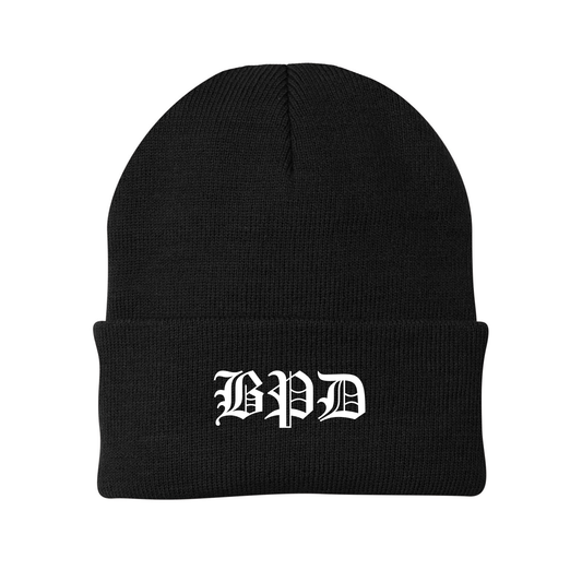 BLACK BPD BEANIE