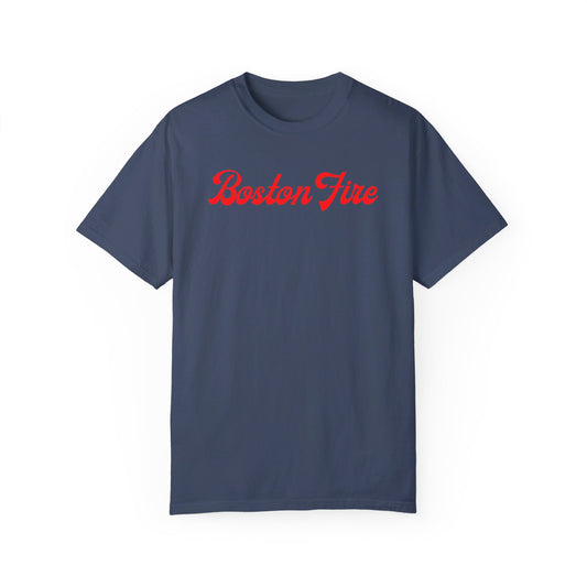 RETRO BOSTON FIRE TEE RED