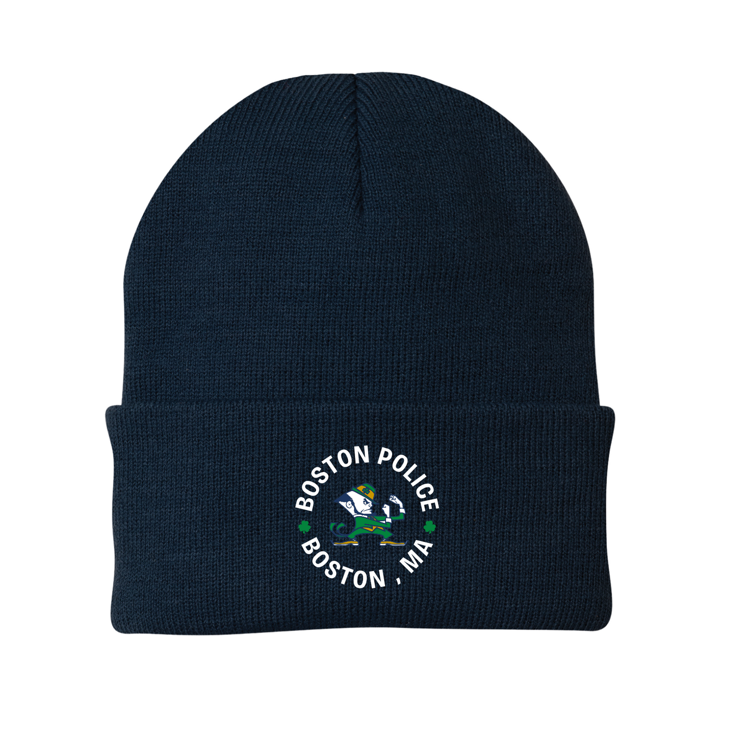 NAVY FIGHTING IRISH BEANIE