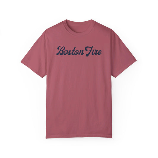 RETRO BOSTON FIRE TEE NAVY