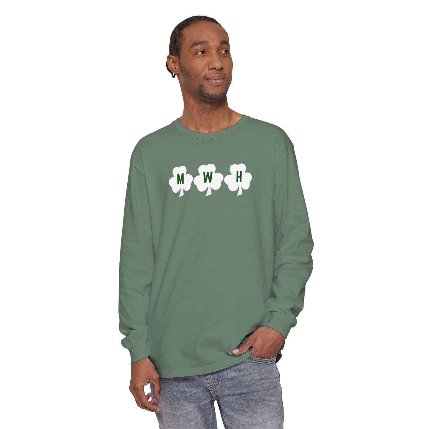 GREEN MWH SHAMROCK LONG SLEEVE