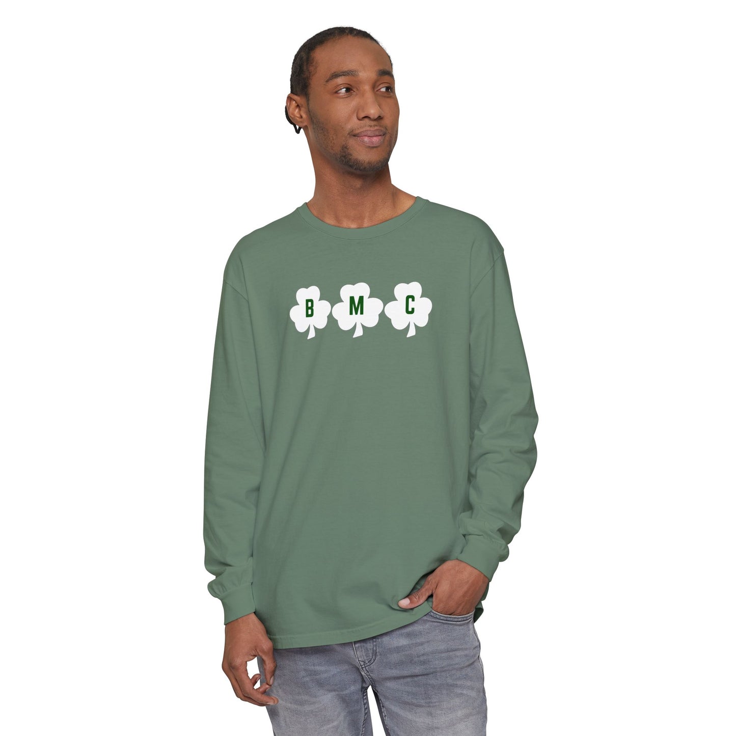 GREEN BMC SHAMROCK LONG SLEEVE