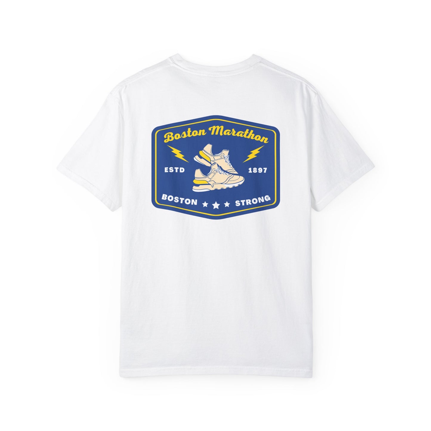 BOSTON MARATHON WHITE TEE