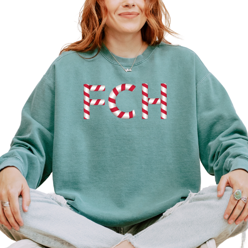 FCH CANDY CANE CREWNECK