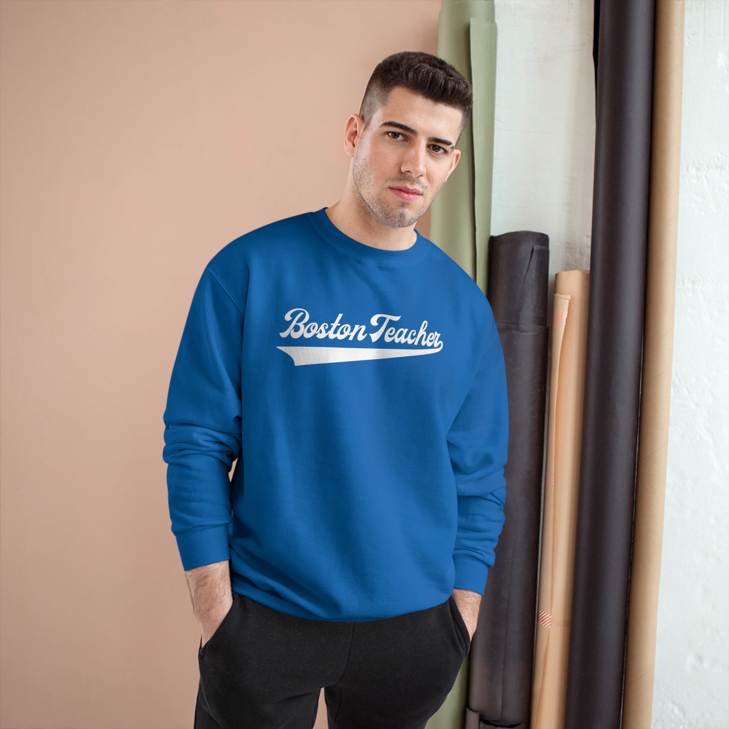 BOSTON TEACHER CHAMPION CREWNECK