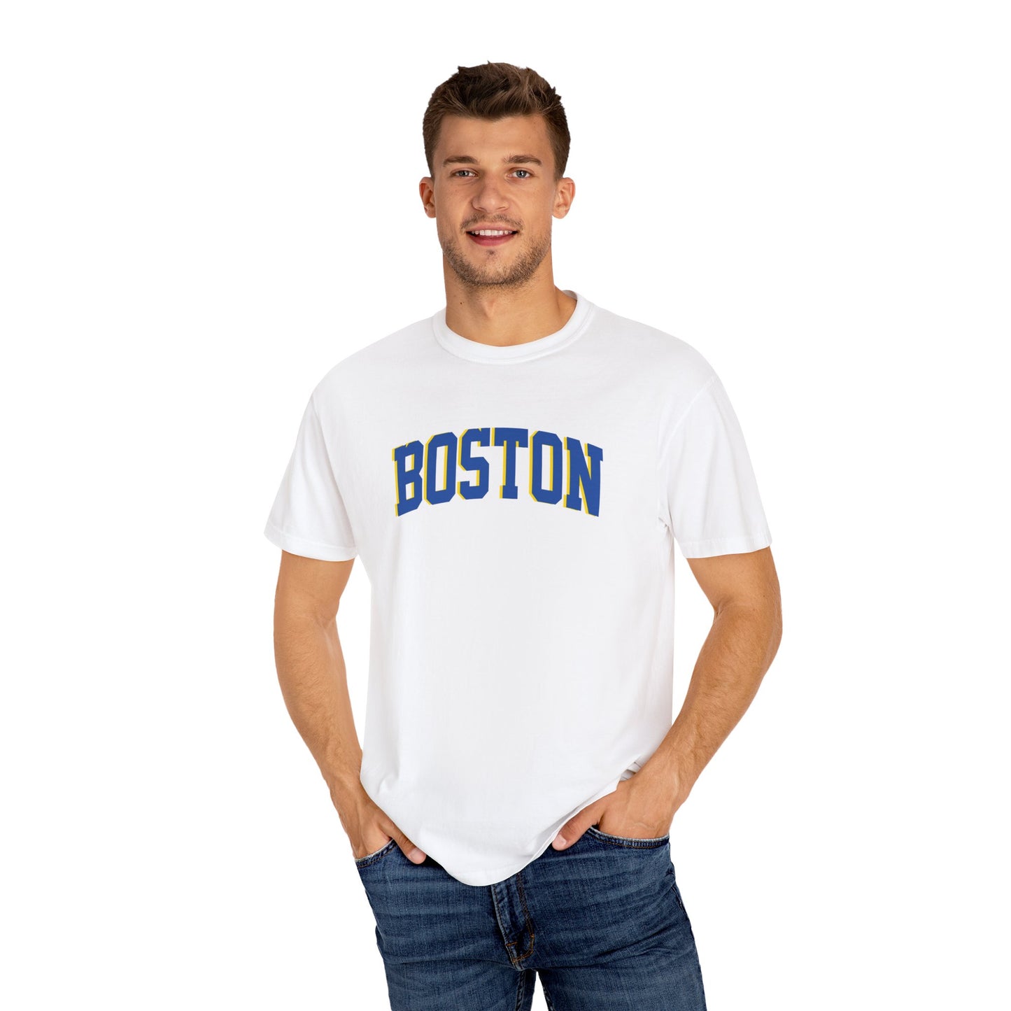 BOSTON MARATHON WHITE TEE