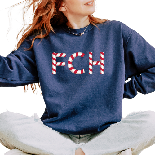 FCH CANDY CANE CREWNECK