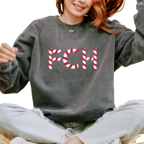 FCH CANDY CANE CREWNECK