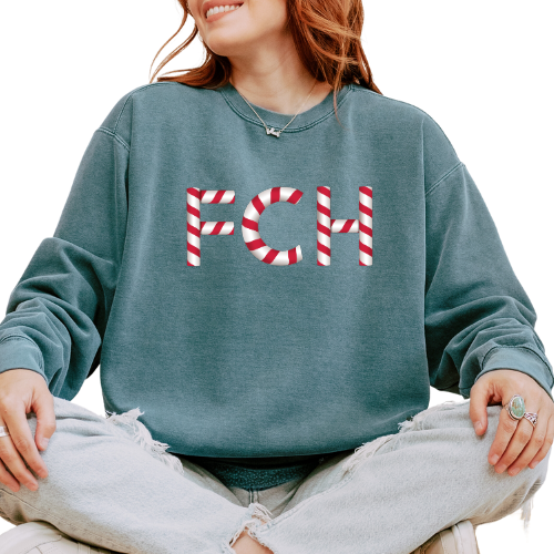 FCH CANDY CANE CREWNECK