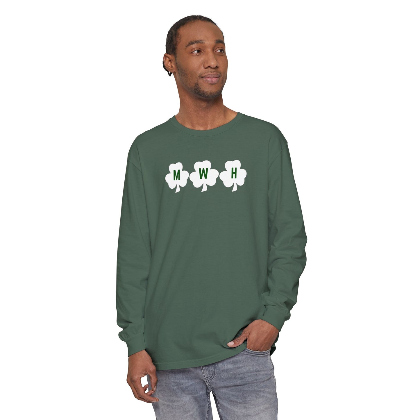 GREEN MWH SHAMROCK LONG SLEEVE