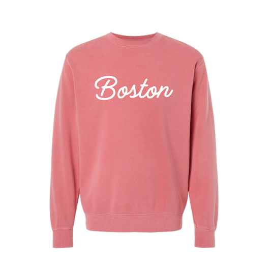 OG BOSTON CREWNECK PINK