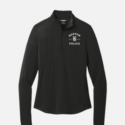 BOSTON POLICE WOMEN'S QUARTER ZIP