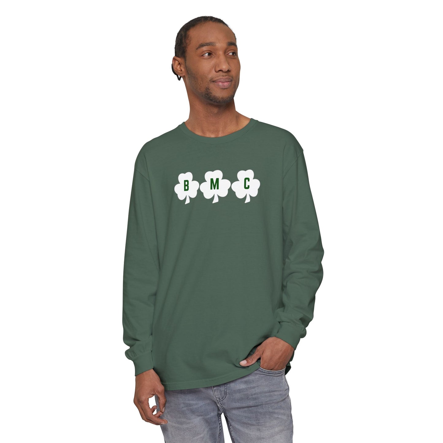 GREEN BMC SHAMROCK LONG SLEEVE