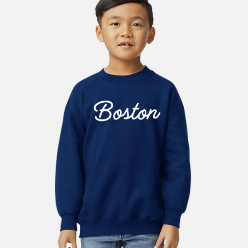 OG BOSTON CREWNECK NAVY