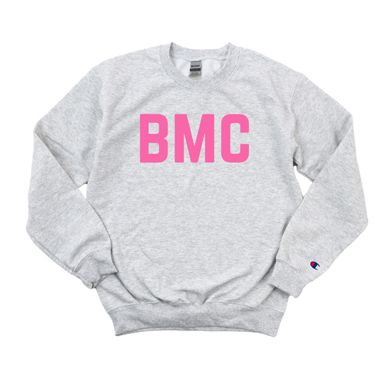 PINK BMC RN CHAMPION CREWNECK