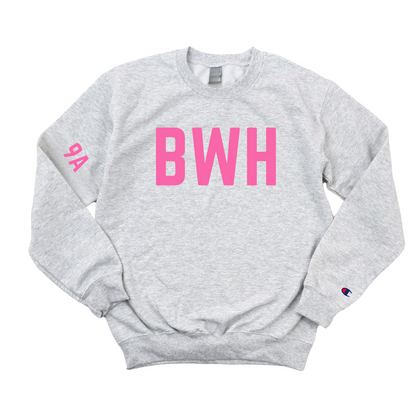 PINK BWH - 9A CHAMPION CREWNECK