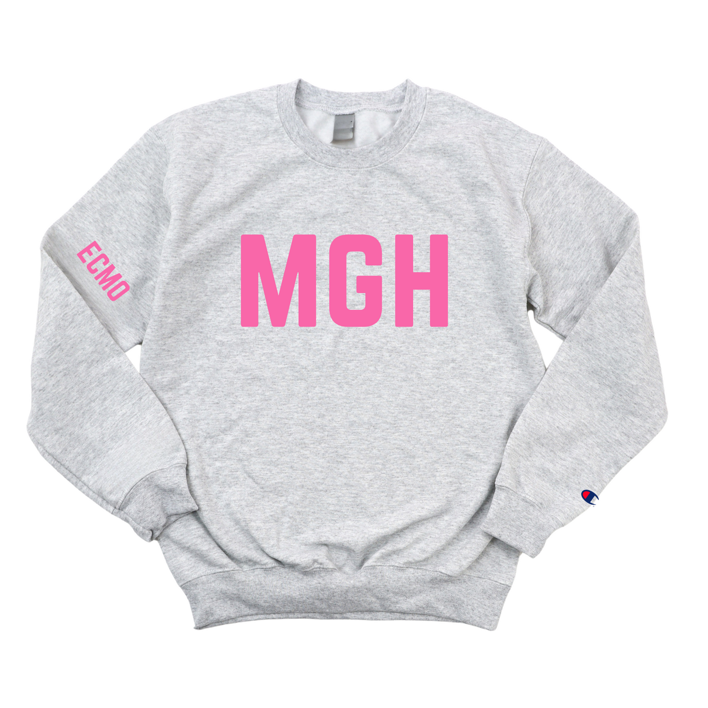 PINK MGH ECMO CHAMPION CREWNECK