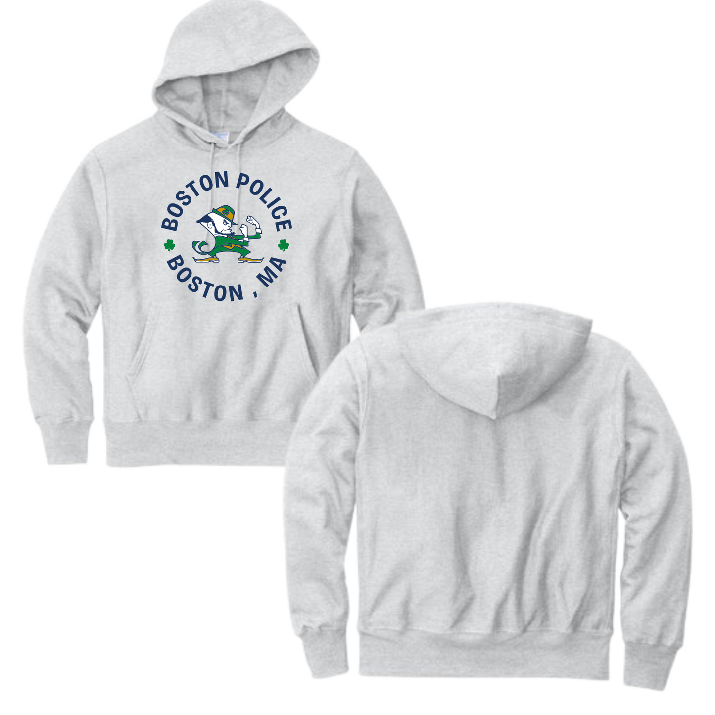 FRONT ONLY FIGHTING IRISH HOODIE